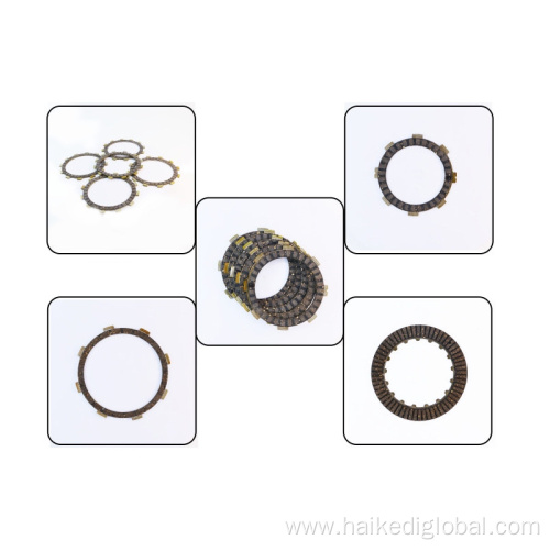 Motorcycle engine clutch plate